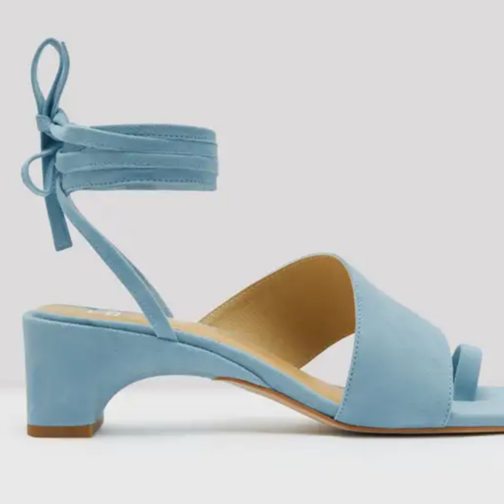 NIB Miista Arihi Suede Ankle Lace Up Sandal